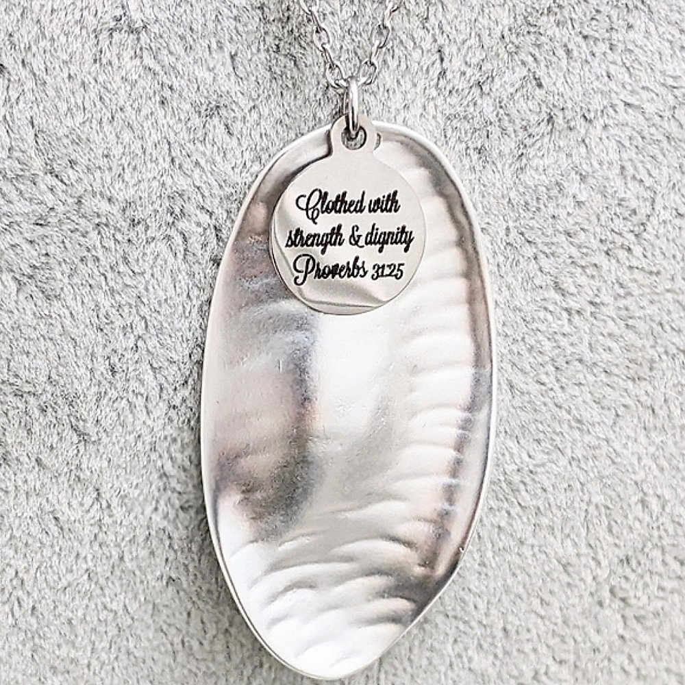 Christian Bible Verse Scripture Necklace